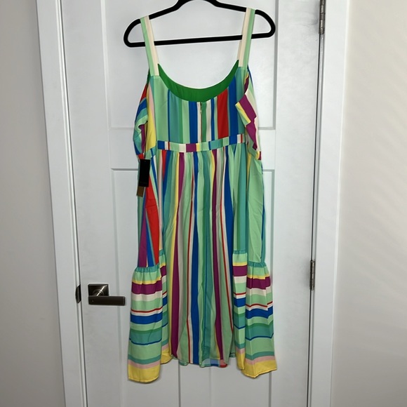 Maree Pour Toi Plus Brenda Stripe Midi Dress. NWT - Picture 6 of 12